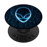 Cool Space Blue Black Green Funny Alien 6GWA1T7SE12US_BLACK