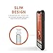 URBAN ARMOR GEAR UAG Designed for iPhone 12 Mini Case [5.4-inch Screen] Feather-Light Heavy Duty Shockproof Slim Rugged Metropolis LT. Protective Cover, Smooth PU SATN ARMR Black