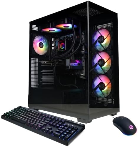 CyberPowerPC Gamer Xtreme Gaming PC, AMD Ryzen 9 9900X 4.4GHz, Ge...