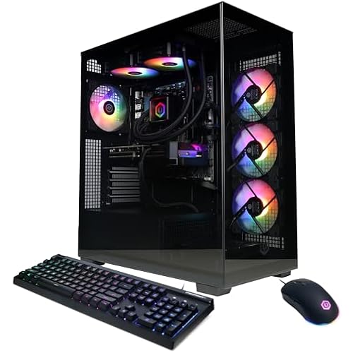CyberPowerPC Gaming PC, AMD Ryzen 9 9900X, GeForce RTX 5070 12GB