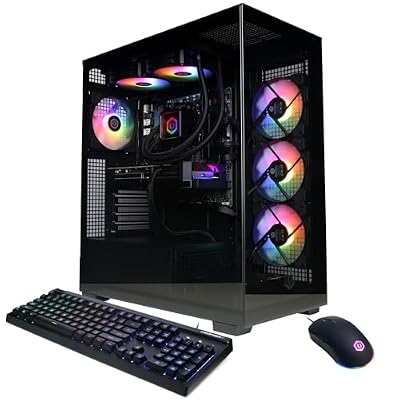 CyberPowerPC Gaming PC, AMD Ryzen 9 9900X, GeForce RTX 5070 12GB
