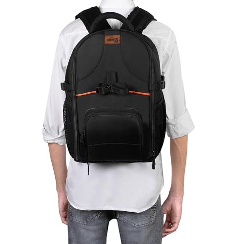 Image of Camera Bag Pro-Runner 415 DSLR /SLR Camera Backpack with Raincover Camera Bag (Black)