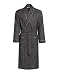 Produktbild Revise Herren Morgenmantel Guido RE-504 - Elegant - 100% Baumwolle - Schwarz C6 - Gr. 3XL