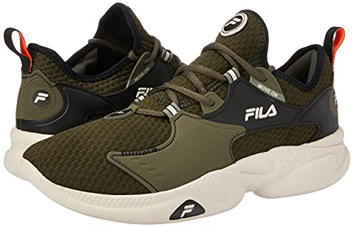 Tênis Fila Move On, Masculino, Oliva/Preto/Bege, 40