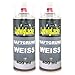 Produktbild LudwigLacke Haftgrund 2 Spray Weiss 400 ml je Spraydose