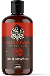 Shampoo para Cabelo 2 em 1 Don Alcides Barba Negra 230ml