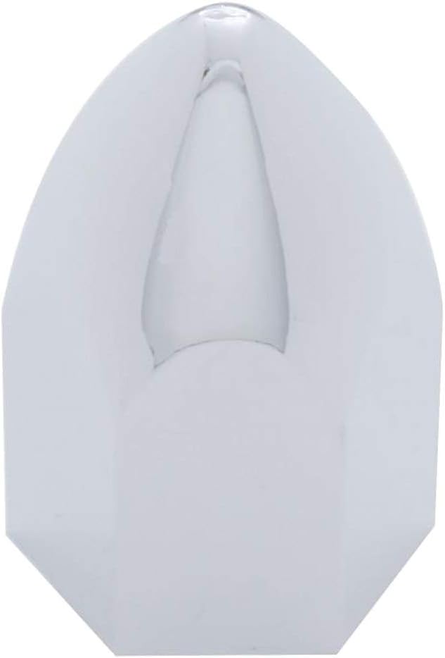 UNITED PACIFIC 10047 Wheel Lug Nut Cover Set, 1-1/2" x 2-3/4", Chrome, Plastic, Bullets, Push-On Style