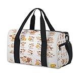 Süße Kuhkäse-Sporttasche für Kinder, Mädchen, Jungen, Damen, Herren, Übernachtung, Wochenender, Reisetasche, Tragetasche, Fitnessstudio, lässige Seesack