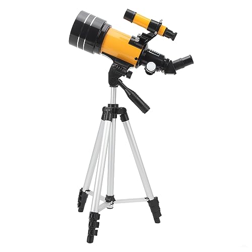 Telescópio de Viagem Portátil, Telescópio Astronômico de Abertura de 70 Mm Tipo de Refração de Alta