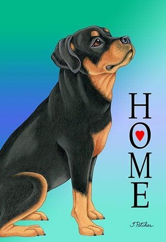 Best of Breed Rottweiler Home Design House Flag
