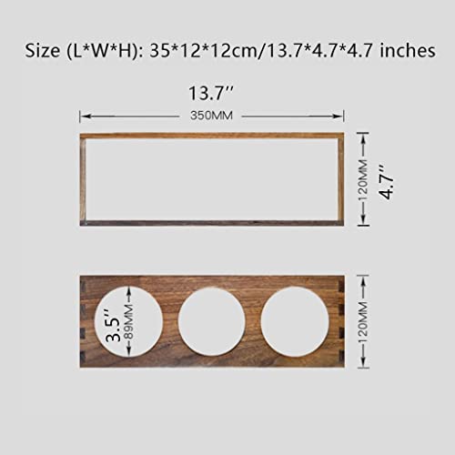 Soporte para botellas de vino de madera RUVOO miniatura 2
