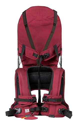 MINIMEIS G4 - Mochila portabebés en todo el mundo con soporte para la espalda - Sistema de transporte plegable para niños y bebés para mayor comodidad y diversión en los viajes - [6 meses - 5 años y