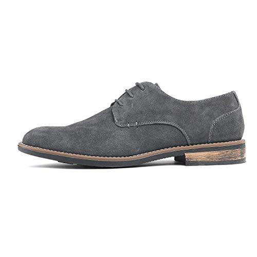Bruno Marc Men's Urban Suede Leather Lace Up Oxfords Shoes2