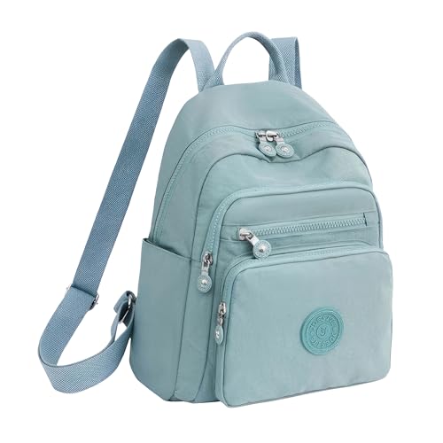 Image of TS WITH TECHSUN Stylish Lightweight Water Resistant Backpack for Women Girls | Anti-Theft Adjustable Shoulder Strap Bag | Multipocket Daypack for Travel, Shopping, Office, Work