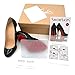 ShoeSkin - Clear Sole Protectors for Christian Louboutin Heels - Compatible with all other brands of High Heels & Men's Shoes - Non Slip Texture