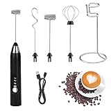 Xynovate Espumador de Leche, Batidora de Leche Portáti