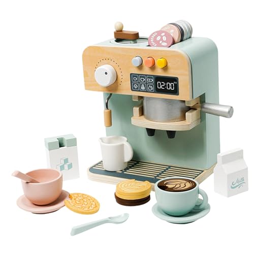 Image of Bnf Simulation Coffee Machine Toy Kids Wooden Coffee Maker for Party Favors Kids|Toys & Hobbies | Educational | Other Educational Toys|1 Simulation Coffee Machine Toy