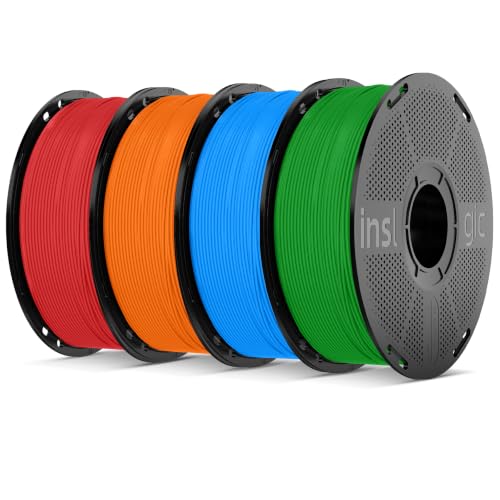 INSLOGIC 90A TPU 4 Pack (Blue, Red, Green, Orange), 4x1kg