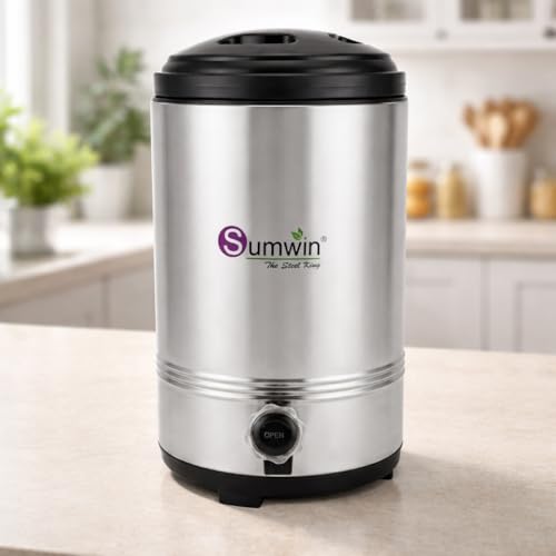 Image of Sumwin Super Star Water Cooler, Water Dispenser, Water Jug, Hot & Cold, for Shops, Offices, Picnics, Easy to Carry, Portable, Travel Friendly (5 litres)