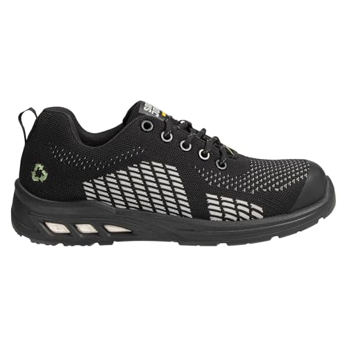 Image of SAFETY JOGGER Safety Shoe ECOFITZ S1 | Slip Resistant, 200J Steel Toe, Popcorn Technology, Lightweight, Anti-Static, Eco-Friendly Footwear | Size 08 UK /INDIA