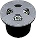 Dabmar Lighting LV307-GY-SLV Cast Aluminum Drive Over In-Ground Well Light, Gray Finish