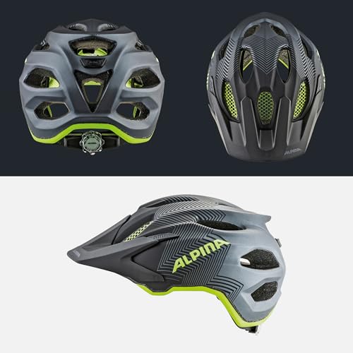 Alpina Carapax JR. - Leichter, Robuster und Sicherer Fahrradhelm Mit Fliegennetz und Optionalen LED-Licht für Kinder – Bild 5