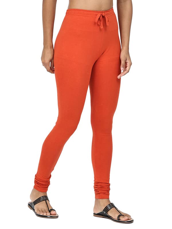 Image of Robinbosky Cotton Churidhar Leggings for Women - Stylish, Stretchable & Flattering Fit for All-Day Comfort