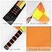 Linkidea Soccer Referee Starter Kit, Checkered Linesman Flags, Referee Cards with Record Book and Pencil, Referee Whistle and Toss Coin for Football