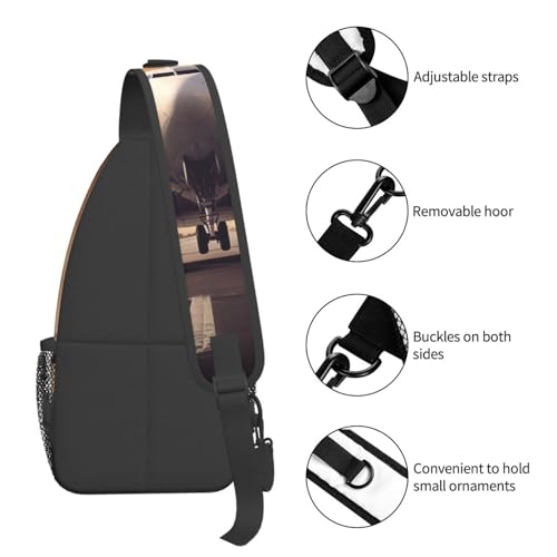 Sling Backpack Crossbody Sling Bag Airplane Chest Bag Daypack miniatura 4