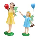 Matériau : fabriqué à partir de matériaux faciles à nettoyer pour un attrait , miniatures de jardin de fées, poupées de figurines de fées