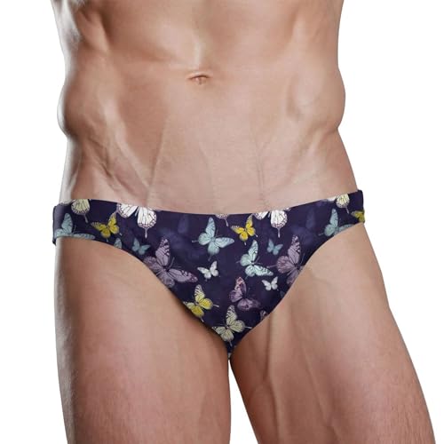 Butterfly Swim Briefs for Men Swimsuit Bikini Swimwear S B04015722
