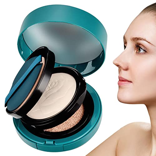 Edorco Coussin d'air BB Crème, Poudre Maquillage Longue durée 2 en 1 Skin Nuder Cushion, Couvrance Flexible, sans Pores et Longue Tenue pour Un Fini Naturel et éclatant