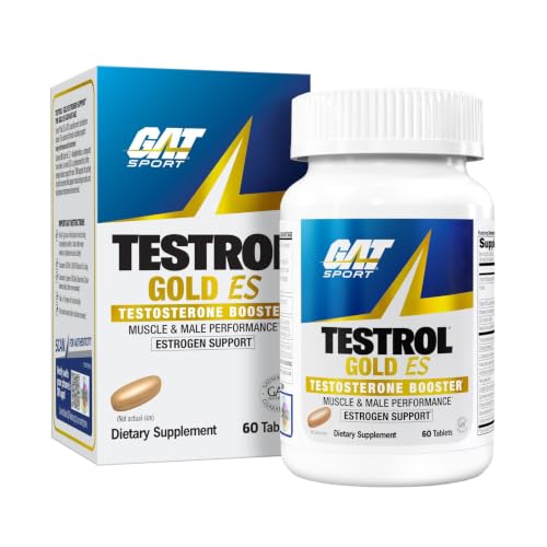 GAT SPORT Testrol Gold ES, Test Booster for Men, 60 Tablets