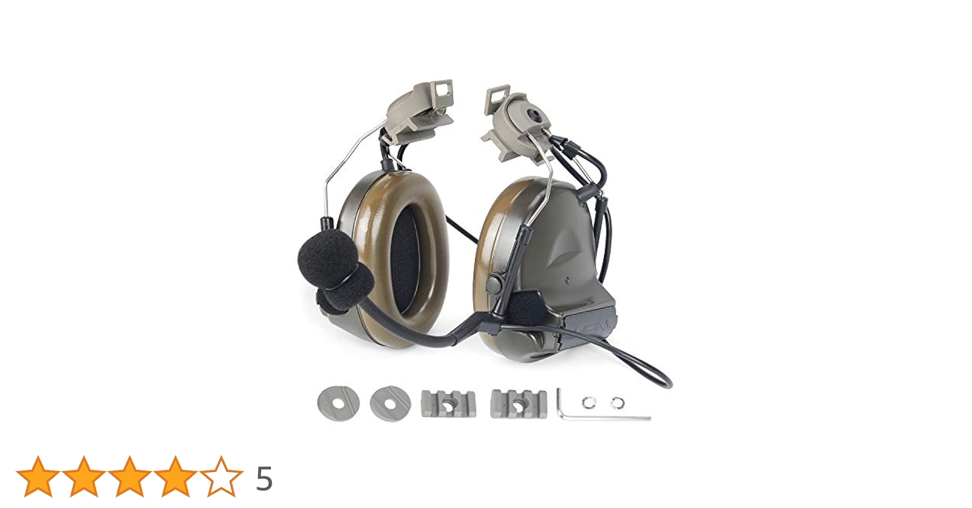 Amazon | ZTAC COMTAC 2 タクティカルヘッドセット 集音