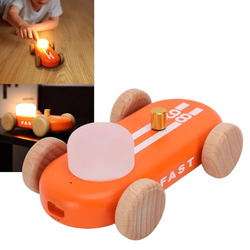 Lámpara de mesa nocturna de madera Luocute con batería recargable miniatura 2