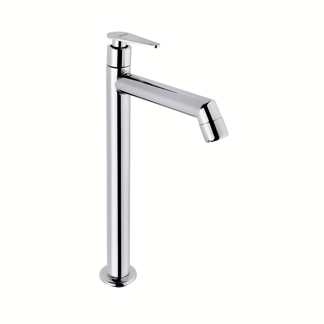 Sponsored Ad - 12 Inch High Neck Pillar Tap, SS 304, Chrome Finish, 7 Years Warranty, Bathroom Table Top Wash Basin Tap for Home, 12 Inch Tall Extended Body Pillar Cock, Smooth Foam Flow (BE120)