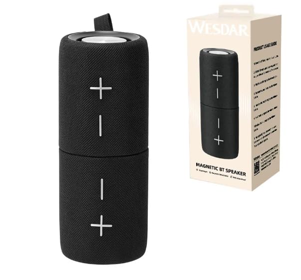 Haut-parleur Bluetooth magnétique pour écouter votre musique sur la terrasse avec son stéréo 20W