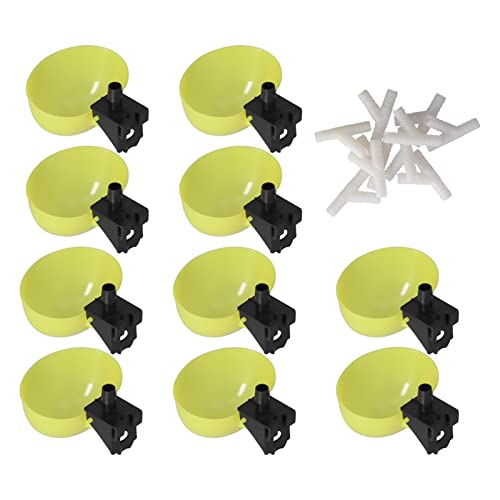 FEYV Bebedero Automático para Pájaros, Diseño Profundo Bebederos Automáticos para Pájaros para Mascotas, Pájaros para Palomas para Loros(9,5 mm) Cover