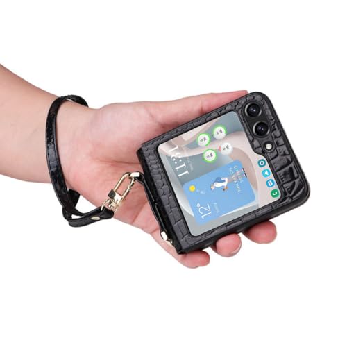 Coque Samsung Flip5 antichoc noire et sac de protection