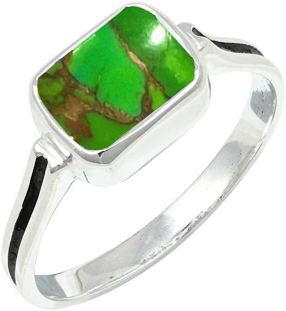 Gemstone Band Ring Men & Women All Size Gift Item 925 Sterling Silver Handmade Jewelry JSR-1159AA