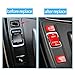 YUNHECAM 3pcs ABS Gear Panel Shift ESP Sport Radar Button Cover Trim Replace Part Compatible with BMW 1 2 3 4 Series F20 F22 F30 F32 / 2013 2014 2015 2016 2017 2018 2019