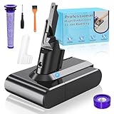 Akku für Dyson V7 Serie, 7500mAh Neue Upgrade Hochkapazitäts Ersatzakku für Dyson V7 Tier/Fluffy/Motorkopf SV11 Staubsauger mit Voll Set Reparatur Werkzeug Kits