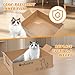 ondware 3 PCS Disposable Litter Boxes for Cats, Foldable Cardboard Cat Litter Box, Portable Waterproof Travel Litter Box for Cats（17.5x13.6x5.3 Inch）