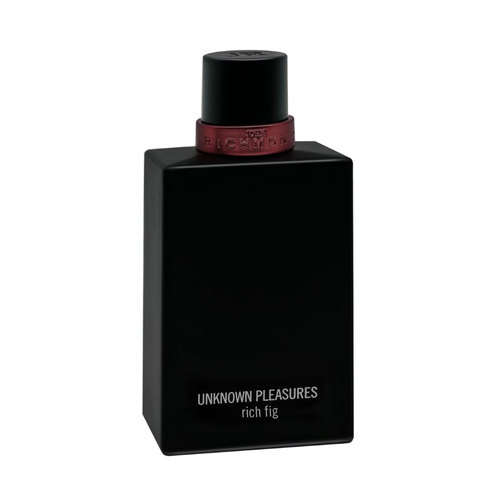 John Richmond Unknown Pleasure Rich Fig Eau de Parfum Unisex 100 ml - fruchtig, holzig und bernsteinfarben - mit Noten von Feige, Vanille, Patchouli und wertvollen Hölzern