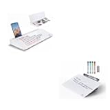 Desktop Glass White Board with Storage ＆ Small Desktop Glass Dry-Erase whiteboard