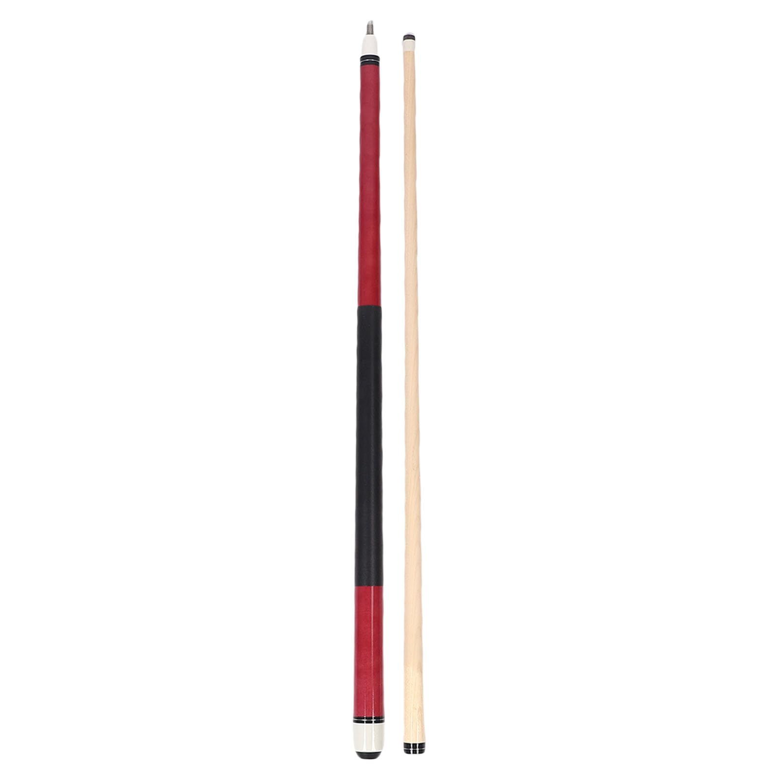 Palo de Billar de Madera de Arce 1/2 con Punta de 13 Mm Billar Profesional de 2 Piezas para Control y Potencia Equilibrada en Juegos de Deportes de Mesa