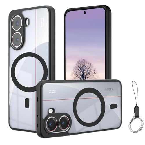 Amazon.co.jp: Xiaomi POCO X7 Pro 用 ケース 透明のデザイン Magsafe