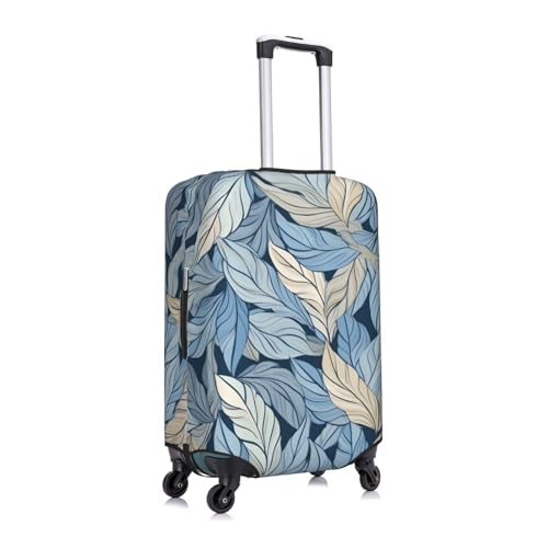 Leaves Pattern Luggage Cover Elastic Suitcase Protector Ftis 18-21 Inch Suitcase Cover for Luggage3