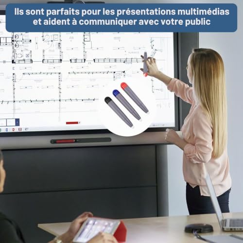 3pcs Stylet Tactile Stylet De Tableau Blanc Interactif Pour Tableaux Intelligents À Écran TactileStylet Ecran Tactile Pour Comprimé,Lapiz Para Tablet Pour Présentations Multimédia Et Salles De Classe – vue 6