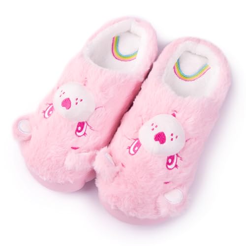 Cozy Plush and Terry Memory Foam Indoor Outdoor Soled Slipper in sizes S-XL by Care Bears - Used condition - US$13.39